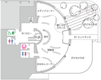 地下1階のフロア図